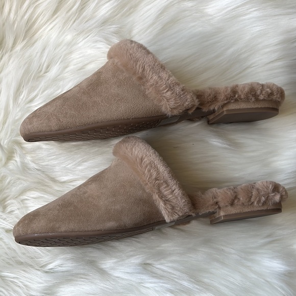 BIRDIES Women’s Songbird Faux Fur slippers - Picture 4 of 15